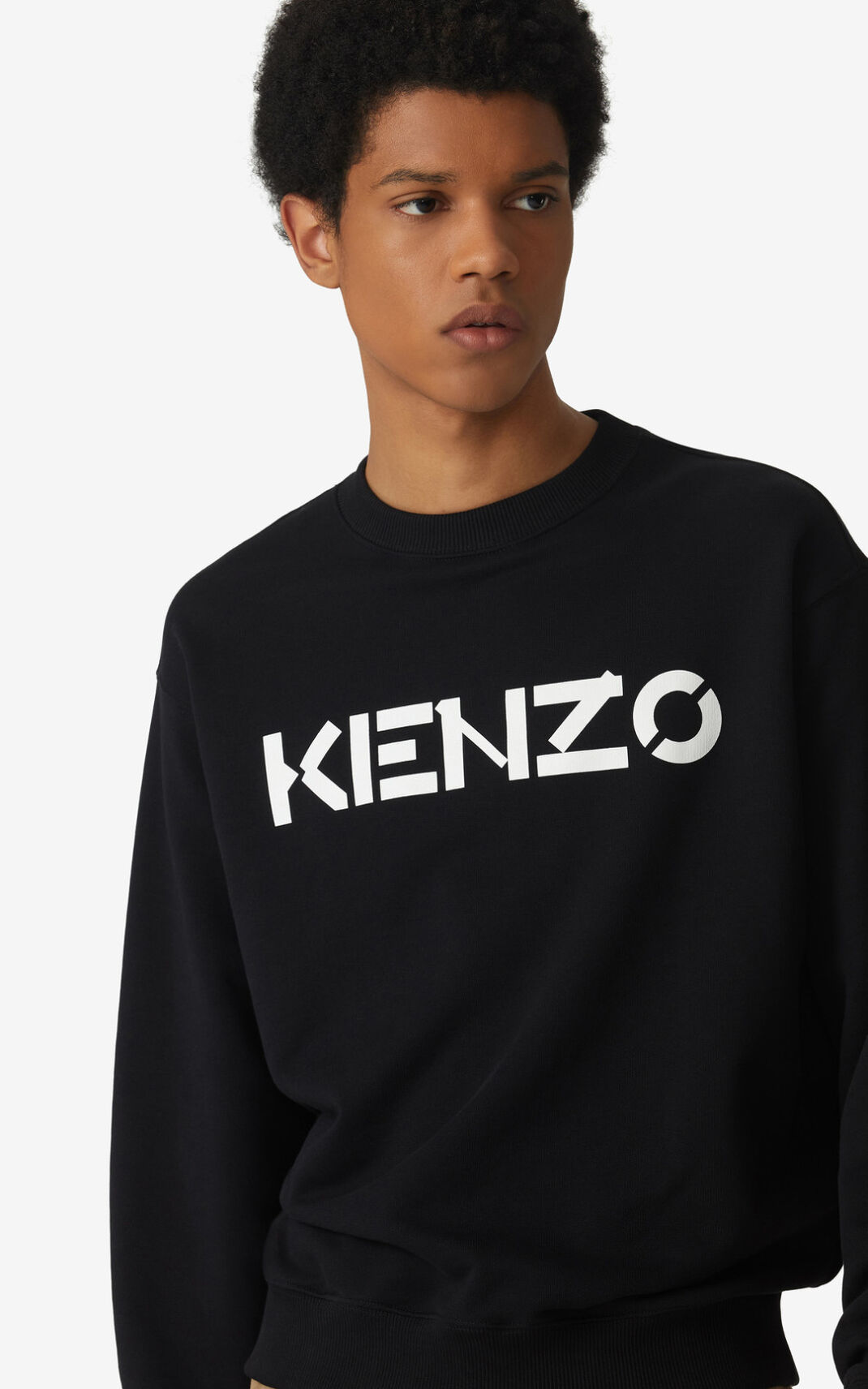 Kenzo Logo Moška Puloverji Črna SI-2291307